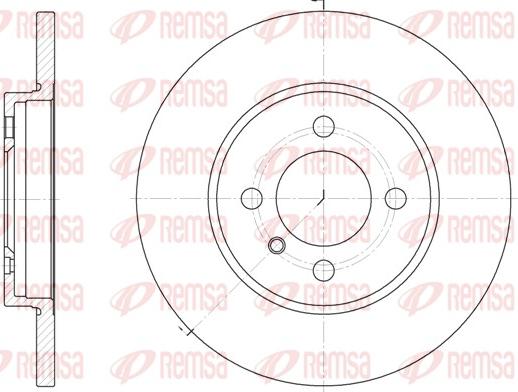 Remsa 6058.00 - Disque de frein cwaw.fr