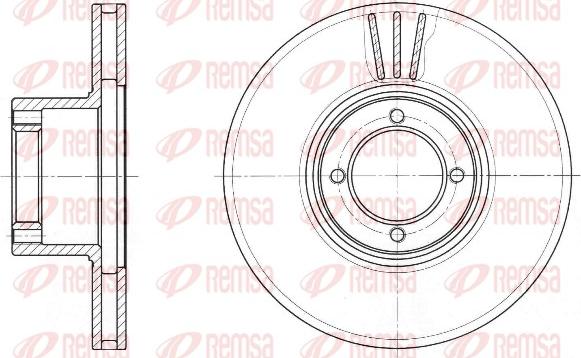 Remsa 6009.10 - Disque de frein cwaw.fr