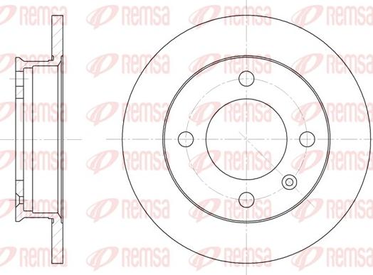 Remsa 6019.00 - Disque de frein cwaw.fr