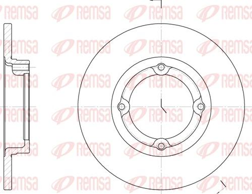 Remsa 6014.00 - Disque de frein cwaw.fr