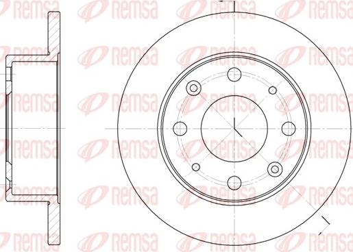 Remsa 6015.00 - Disque de frein cwaw.fr