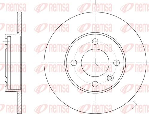 Remsa 6086.00 - Disque de frein cwaw.fr