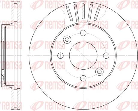 Remsa 6080.10 - Disque de frein cwaw.fr