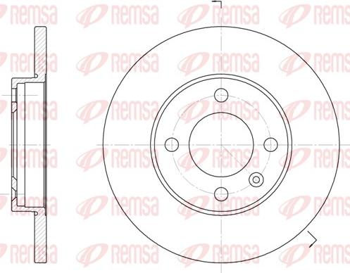 Remsa 6088.01 - Disque de frein cwaw.fr