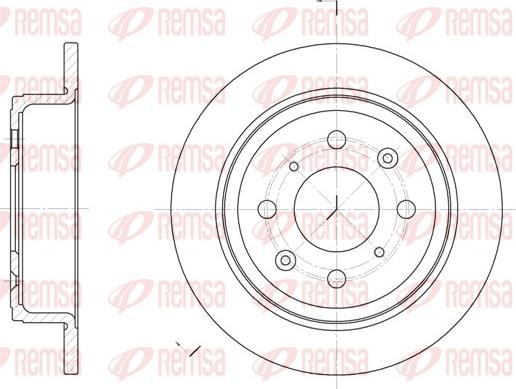 Remsa 6083.00 - Disque de frein cwaw.fr