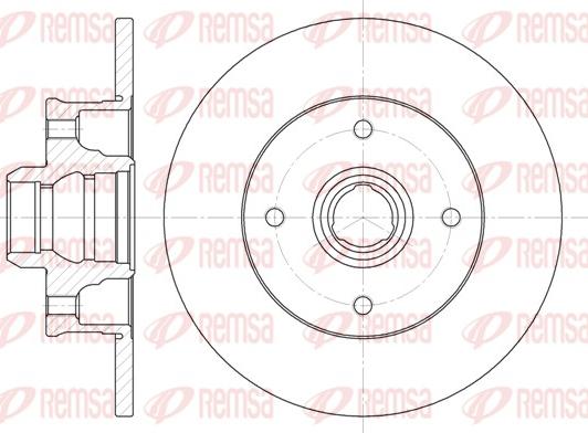 Remsa 6024.00 - Disque de frein cwaw.fr