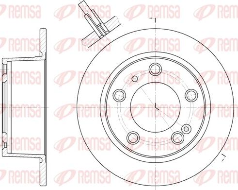 Remsa 6020.00 - Disque de frein cwaw.fr