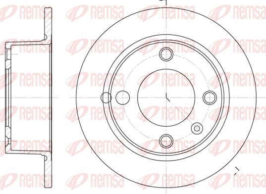 Remsa 6023.00 - Disque de frein cwaw.fr