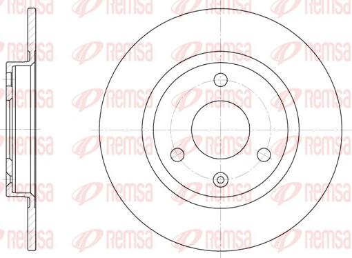 Remsa 6070.00 - Disque de frein cwaw.fr