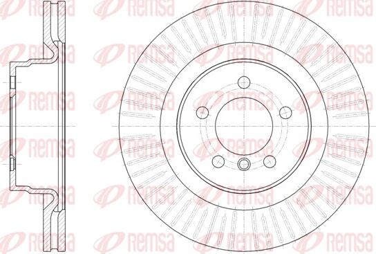 Remsa 61999.10 - Disque de frein cwaw.fr