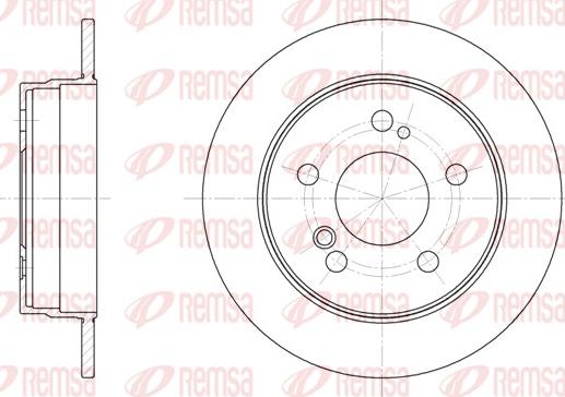 Remsa 6194.00 - Disque de frein cwaw.fr