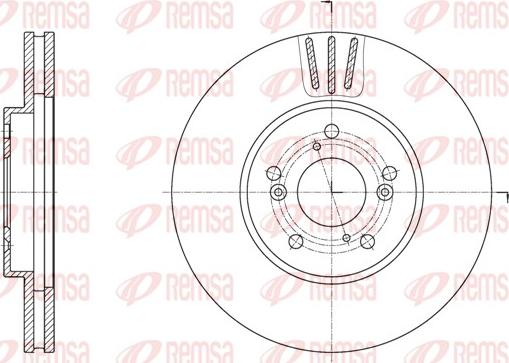 Remsa 61942.10 - Disque de frein cwaw.fr