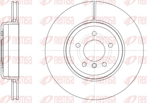 Remsa 61961.10 - Disque de frein cwaw.fr