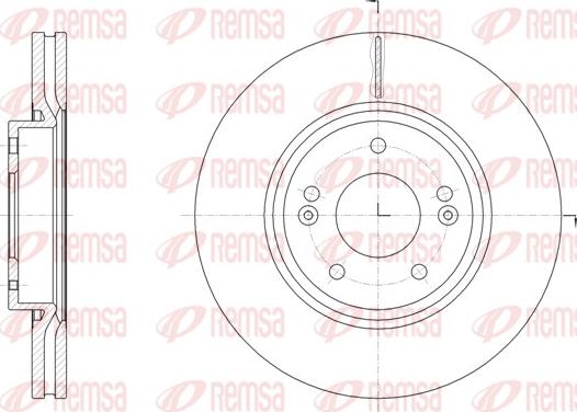 Remsa 61904.10 - Disque de frein cwaw.fr