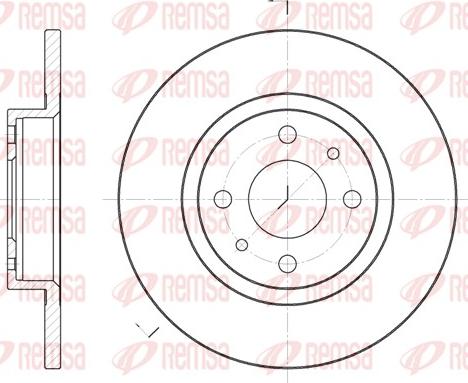 Remsa 6191.00 - Disque de frein cwaw.fr