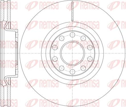 Remsa 61987.10 - Disque de frein cwaw.fr