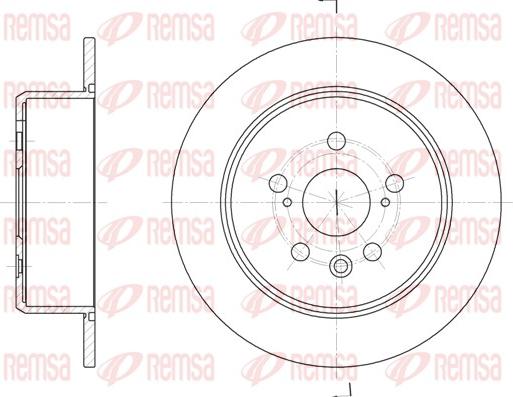 Remsa 61934.00 - Disque de frein cwaw.fr