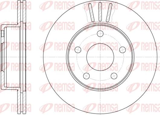 Remsa 61932.10 - Disque de frein cwaw.fr