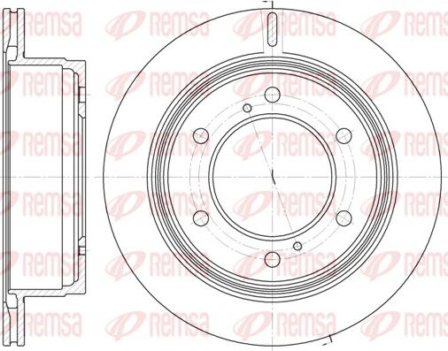 Remsa 61929.10 - Disque de frein cwaw.fr