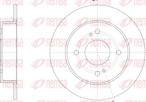 Remsa 61924.00 - Disque de frein cwaw.fr