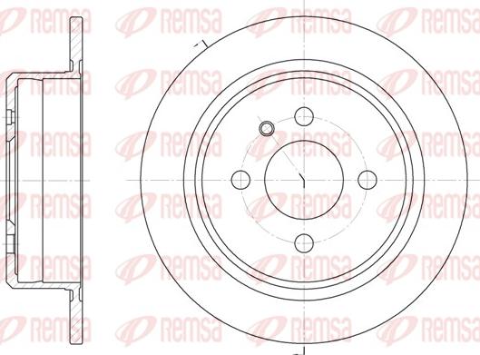 Remsa 6197.00 - Disque de frein cwaw.fr