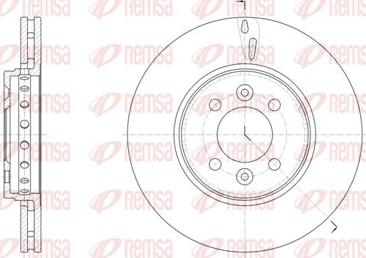 Remsa 61499.10 - Disque de frein cwaw.fr