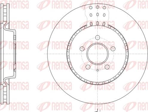 Remsa 61493.10 - Disque de frein cwaw.fr