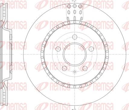 Remsa 61492.10 - Disque de frein cwaw.fr