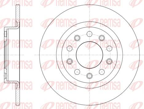 Remsa 61445.00 - Disque de frein cwaw.fr