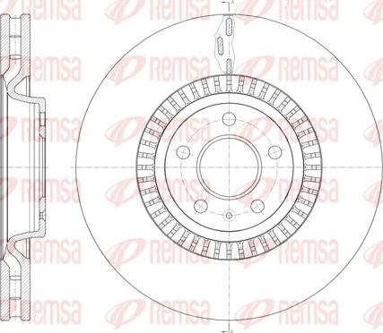 Remsa 61446.10 - Disque de frein cwaw.fr