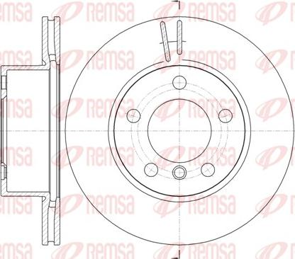 Remsa 61448.10 - Disque de frein cwaw.fr