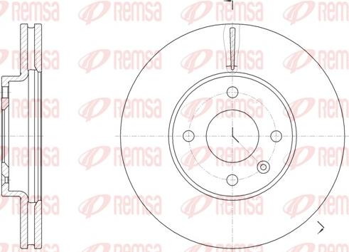 Remsa 61456.10 - Disque de frein cwaw.fr