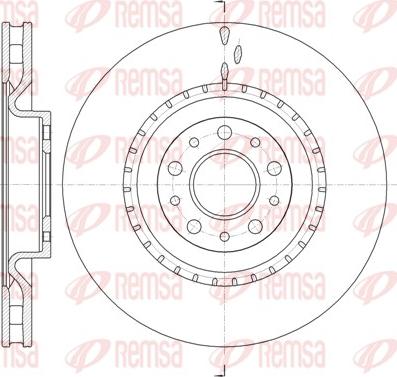 Remsa 61458.10 - Disque de frein cwaw.fr