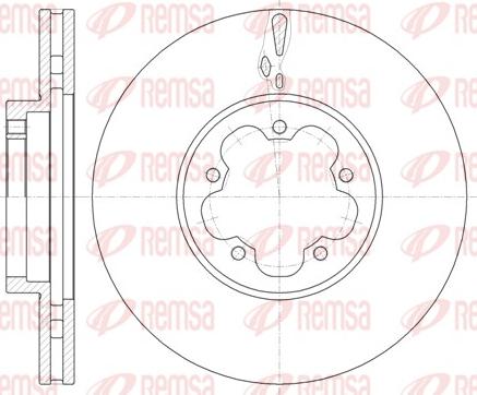 Remsa 61460.10 - Disque de frein cwaw.fr