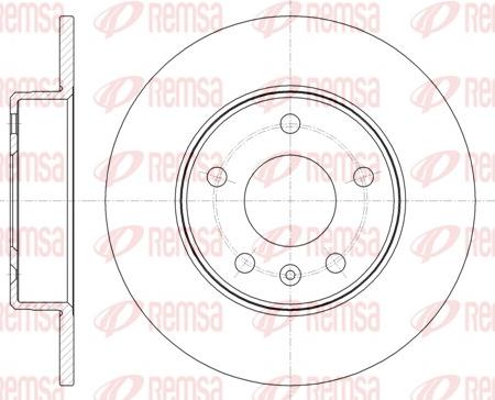 Remsa 61468.00 - Disque de frein cwaw.fr