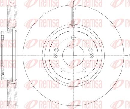 Remsa 61462.10 - Disque de frein cwaw.fr