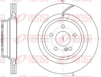 Remsa 61404.10 - Disque de frein cwaw.fr