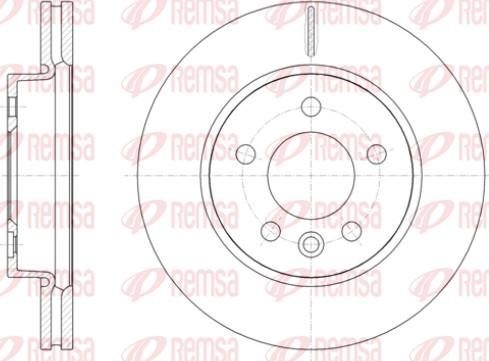 Remsa 61418.10 - Disque de frein cwaw.fr