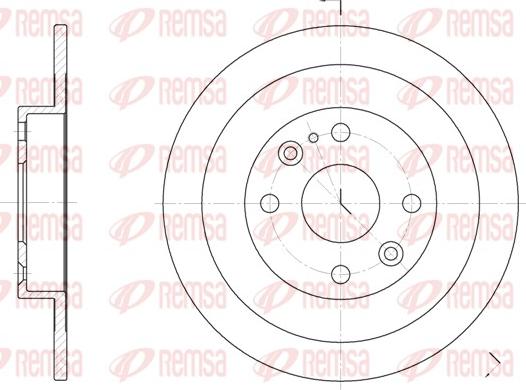 Remsa 6148.00 - Disque de frein cwaw.fr