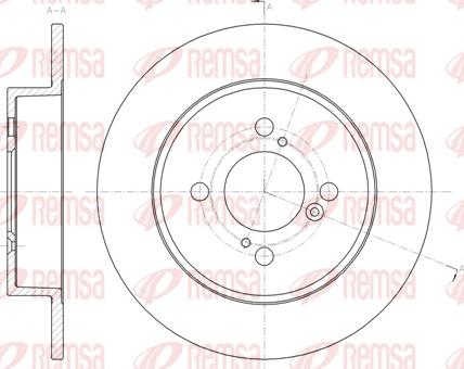 Remsa 61483.00 - Disque de frein cwaw.fr