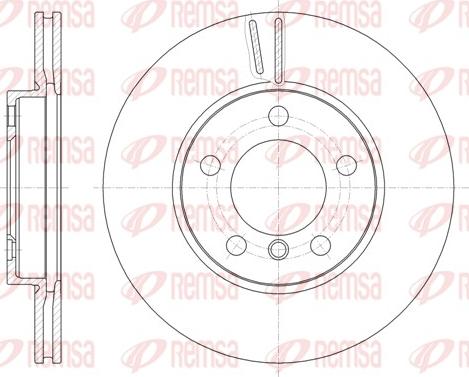 Remsa 61439.10 - Disque de frein cwaw.fr