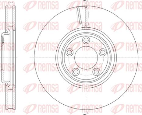 Remsa 61431.10 - Disque de frein cwaw.fr