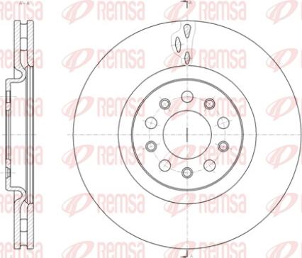 Remsa 61429.10 - Disque de frein cwaw.fr