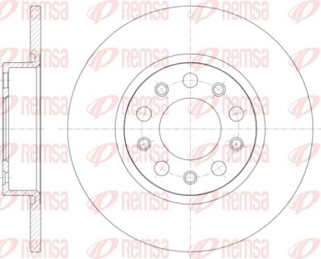 Remsa 61426.00 - Disque de frein cwaw.fr