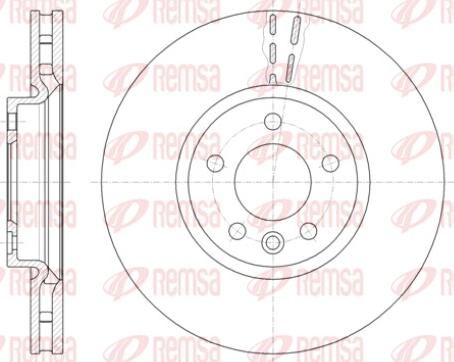 Remsa 61420.10 - Disque de frein cwaw.fr