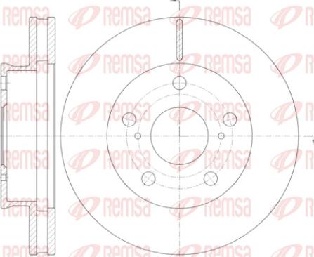 Remsa 61421.10 - Disque de frein cwaw.fr