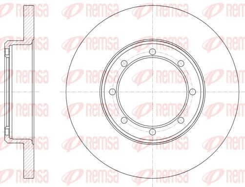 Remsa 61476.00 - Disque de frein cwaw.fr