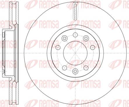 Remsa 61472.10 - Disque de frein cwaw.fr