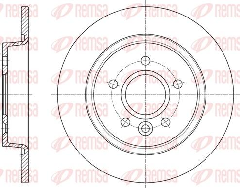 Remsa 61590.00 - Disque de frein cwaw.fr