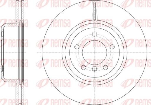 Remsa 61544.10 - Disque de frein cwaw.fr